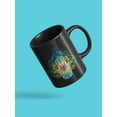thumbnail image 3 of Colorful Psychedelic Hamsa Mug  -Image by Shutterstock,, 3 of 4