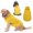 Yellow, variant on Coloody Pet Dog Solid color Sweater Autumn and Winter Dog Clothes