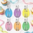 thumbnail image 2 of Easter Themed Paper Cutlery Set, with Rabbit Egg Carrot Designs Decorative Party Trays for Festive Table Setting Spring Gathering and Family Celebration Supplies, 2 of 6