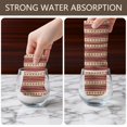 thumbnail image 6 of 4 Pcs Funny Kitchen Towels,Brown and Red Christmas Striped Pattern Microfiber Dish Towels,Kitchen Tea Towels,Kitchen Towel Set (18" X 26"), 6 of 7