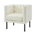 thumbnail image 6 of Cui Liu LaVine Tufted Club Chair with Metal Legs, Modern arm Chair for Living Room, 6 of 16