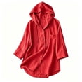 thumbnail image 5 of LWFFDAW Sun Jackets for Women Zip Up Long Sleeve UPF 50+ Sun Protection Jacket Lightweight Loose Hiking Cycling Jacket with Pockets, 5 of 7