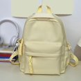 thumbnail image 2 of HJYCHN Boys Backpack Solid Color Woven Tassel Charm Small Daypack Lightweight Back to School Supplies for Kids Backpack for Girls Yellow, 2 of 7