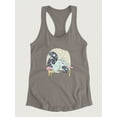 thumbnail image 3 of Fairytale Critters Racerback Tank Women -Grace Popp Designs, Female x-Small, 3 of 4