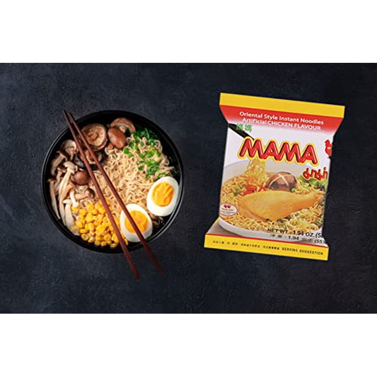 MAMA Noodles Artificial Chicken Flavor, 1.94 Ounce each (Pack of