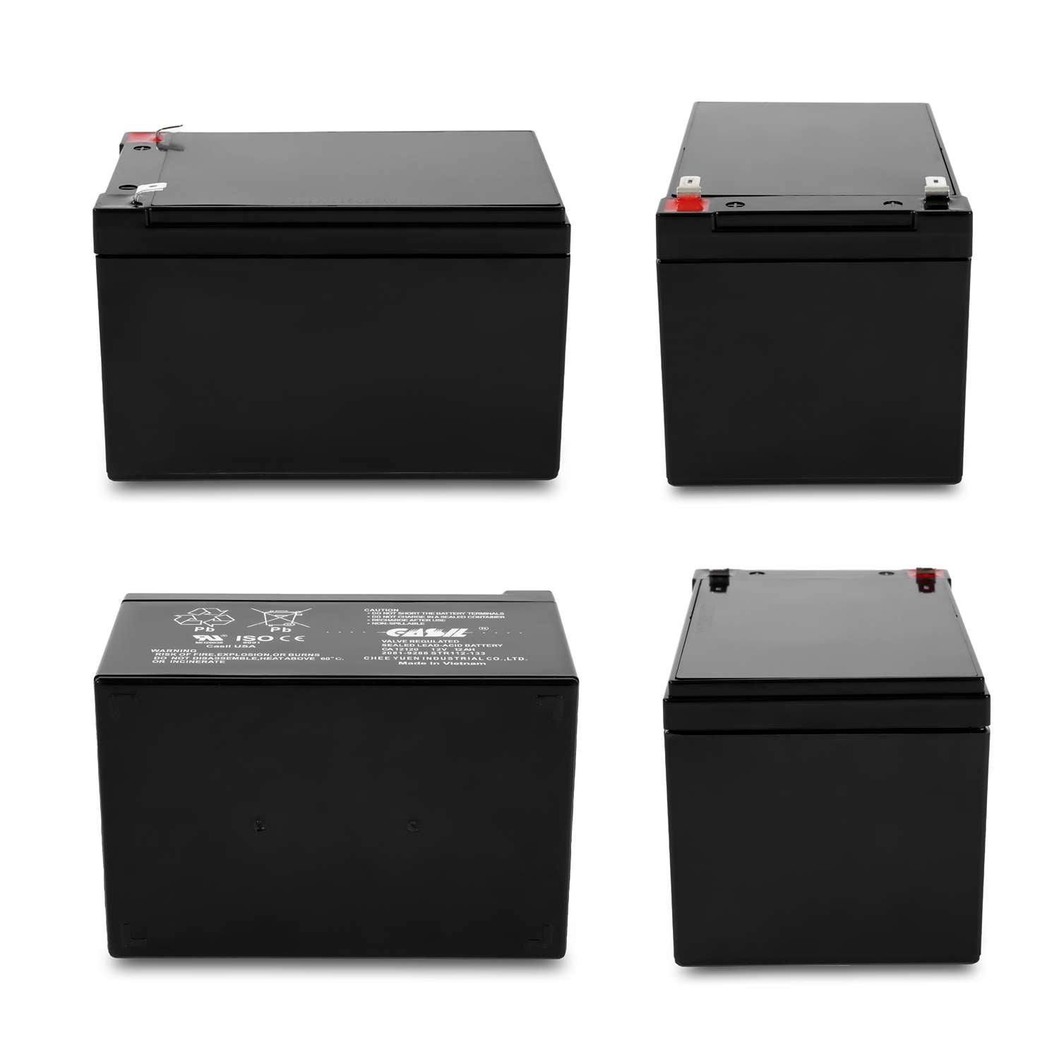 2 Pack 12v 12ah F2 Replacement Battery for APC Back-UPS PRO 1100VA