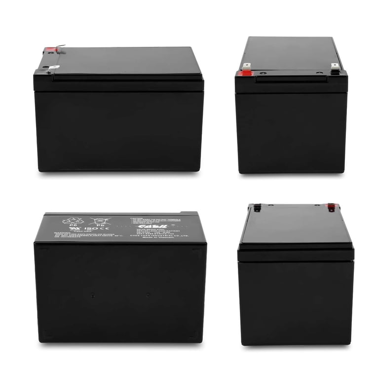 Mighty Max 12V 12Ah F2 Battery - 2 Pack For Razor E500S, Great White E-36 Scooters