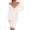 White, variant on Vedolay Long Sleeve Dress 2023 Fall Winter Women's Long Sleeve Turtleneck Button Down Solid Sweater Dress,A S