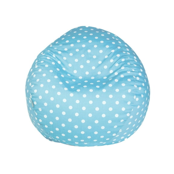 Majestic Home Goods Decorative Aquamarine Small Polka Dot Small Classic Bean Bag