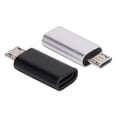 thumbnail image 1 of Adaptador de tipo C a Android, conector convertidor de carga de teléfono tipo C de aleación de aluminio, 1 of 14