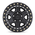 thumbnail image 3 of Black Rhino Reno 17X9 5X127 False 112.1Cb Matte Black W/ Brass Bolts Wheel, 3 of 3