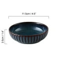 thumbnail image 3 of Qeeadeea Soy Sauce Dish Set, Small Bowls For Side Dishes, Small Condiment Bowls, Dipping Bowls, Floral Pattern Dip Bowls For Dessert, Snack-blue-Set of 8, 3 of 7