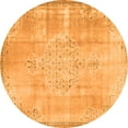 thumbnail image 1 of Ahgly Company Indoor Round Persian Orange Traditional Area Rugs, 8' Round, 1 of 1