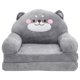 thumbnail image 1 of GOOHOCHY Asiento infantil con forma de elefante, bonito sofá plegable para niños, sofá creativo de felpa para bebés., 1 of 8