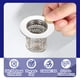 thumbnail image 5 of Toystoory Malla de filtro de drenaje de acero inoxidable de 2 piezas para fregadero de cocina amplia aplicación alto efecto de filtrado Accesorios de baño, 5 of 6