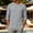 Gray, variant on Mens Long Sleeve Tee Shirts Cotton Lightweight Casual Pocket Crew Neck Work T Shirts for All Season Basic Plain Tshirts