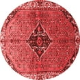 thumbnail image 1 of Ahgly Company Indoor Round Persian Red Traditional Area Rugs, 3' Round, 1 of 4