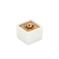 thumbnail image 2 of Restaurantware-1 Ounce Small Square Bowls, 10 Microwave-Safe Small Appetizer Bowls - Oven-Safe, Chip-Resistant, White Porcelain Condiment Bowl, Mini, For Appetizers Or Desserts, 2 of 3