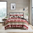 thumbnail image 2 of Full/Queen Print Sherpa Comforter Set, 2 of 4