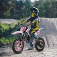 thumbnail image 5 of Kolpty Dirt Bike, 49cc 2-Stroke Kids Dirt Bike, Gas Power Motocross, Off Road Mini Motorcycle, Children Pocket Motorbike with Front Rear Disc Brakes, Pull Start, 5 of 15