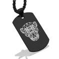 thumbnail image 1 of Stainless Steel Geometric Polygon Monkey Animal Dog Tag Pendant Necklace, 1 of 3