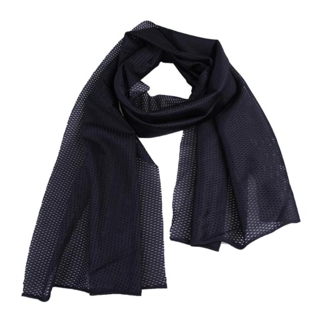 Camuflaje Bufanda de invierno Ciclismo al aire libre Bufandas tácticas Calentador de cuello Hombres Mujeres Negro kusrkot Bufanda de camuflaje