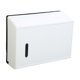 thumbnail image 1 of Dispensador de papel higiénico de pared, resistente al agua, fácil de rellenar. Blanco, 1 of 9