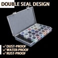 thumbnail image 3 of Diamond Embroidery Box, 3 Pack Clear Diamond Painting Storage Box Containers Each With 28 Mini Compartments Grids Mosaic Kits Accessories Storage Box, 3 of 5