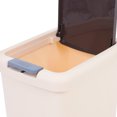 thumbnail image 3 of ELAYARD Poubelle de Recyclage Plastique Beige 1Pcs, 3 of 8