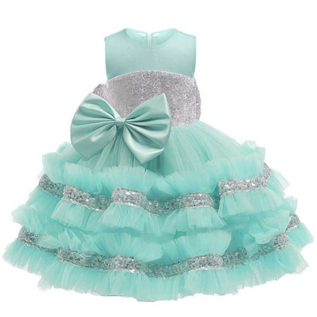 

AURIGATE Tutu Skirt for Newborn Toddler Baby Girl Fashion Short Sleeved Princess Dress Girls Skirt Party Formal Dress Mesh Lace Dress