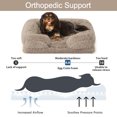 thumbnail image 4 of PayUSD Warming Fluffy Orthopedic Dog Beds for Large Dogs,Dog Bed with Plush Thick Egg Foam Support and Non-Slip Bottom, Large Waterproof and Machine Washable Pet Bed Cover, 4 of 8
