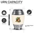 thumbnail image 3 of Yatskia Castle Sparrow Little Memorial Urns for Human Ashes Adult Man, Large Funeral Burial Urn for Ashes for Women, Cremation Urn for Human Ash, (Monar 10 Inch and 3 Inch), 3 of 8
