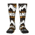 thumbnail image 2 of Lsque Not All Who Wander Are Lost4 Printed Crew Socks Men's Women's LightWeight Thin Casual Calf Socks ,Knee High Socks,Cotton Socks, 2 of 9