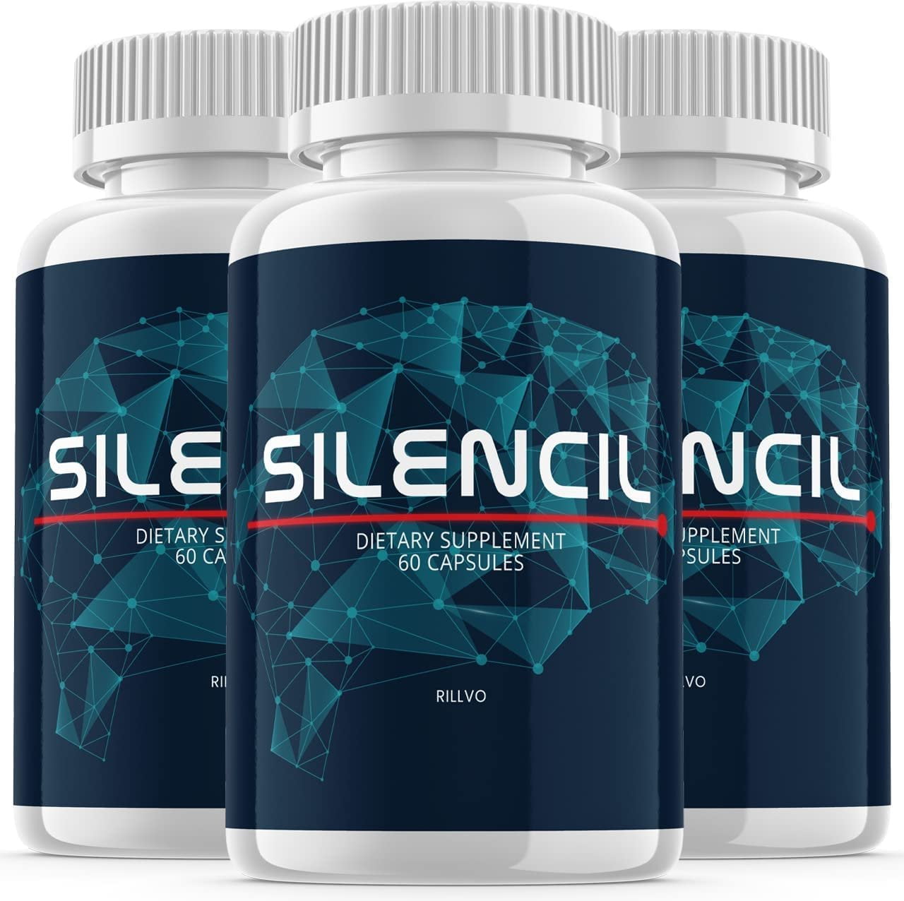 3 Pack Silencil Advanced Supplement Pills for Tinnitus, Support Ear