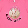thumbnail image 4 of Inktastic Baseball Princess Tiara Girls Baby T-Shirt, 4 of 5