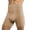 Khaki, variant on KHONTS Men's Underwear Boxer Briefs High Waisted Breathable Underwear Cool Pouch Comfortable Soft Stretch Underwear Khaki XL