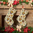 thumbnail image 6 of Sikiie Cute Owls Christmas Stockings,18 Inches Christmas Stockings Xmas Hanging Stockings for Family Christmas Decorations & Gifts, 6 of 7