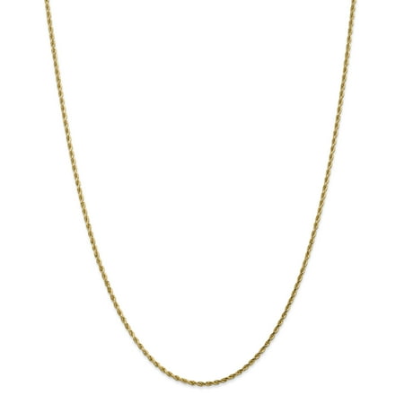 14kt Yellow Gold 1.75mm Link Rope Lobster Clasp Chain Necklace 14 Inch Pendant Charm Handmade Fine Jewelry Ideal Gifts For Women Gift Set From Heart