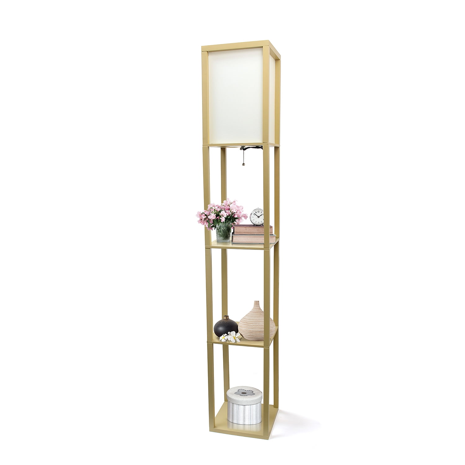 floor lamp organizer storage shelf