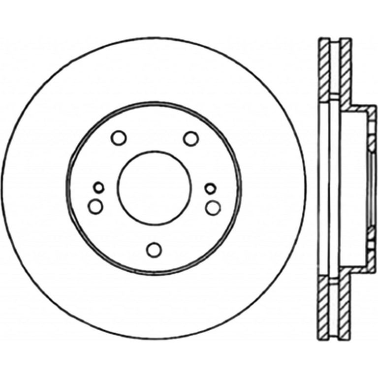 CAREERING｜PLACEBO301 StopTech For Nissan 300ZX 1989-1996 Brake Rotor Slotted