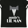 thumbnail image 4 of Inktastic Auntie Lil Man Tuxedo Front Boys Toddler T-Shirt, 4 of 5