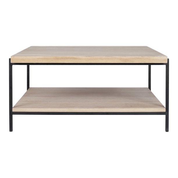 Moes Home Collection Yc 1003 Mila 31 Wide Rustic Modern Solid Oak Wood Coffee Table Walmart Com Walmart Com