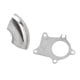 thumbnail image 3 of BOROCO Turbo Downpipe Brida con 2.5in 90 ° Codo Resistente a altas temperaturas Ajuste para T3 T4 5 Pernos Turbo, 3 of 5