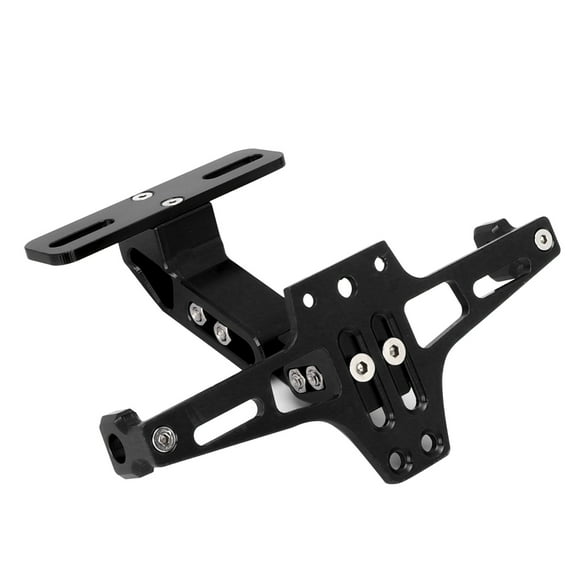 License Plate Frame, Aluminum Plate, Adjustable Led Light License Plate Holder For Autobike Motorcycle