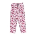 thumbnail image 4 of Xecao Flower Butterfly Women's Straight Lounge Pajama Pants: The Epitome of Relaxed Sleepwear, 4 of 9