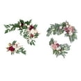 thumbnail image 1 of Flor artificial Zulema botín decorativo pared telón de fondo cenador decoración Rosa Púrpura Rojo Corona colgante de puerta delantera, 1 of 8