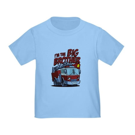 

CafePress - Big Brother Fire Truck Toddler T Shirt - Cute Toddler T-Shirt 100% Cotton