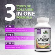 Collagen Pure+D, Premium Collagen Pills 6000mg, 120 Tablets