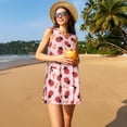 thumbnail image 3 of Fotbe Cute Ladybugs 1 Vestido de Verano sin Mangas para Mujer – Vestido Midi Línea A, Estilo Camiseta Floral, Vestido Playero Casual y Fluido, 3 of 7