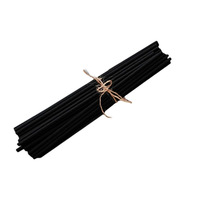100Pcs Reed Diffuser Sticks Reed Diffuser Replacement Sticks for Living Room Black